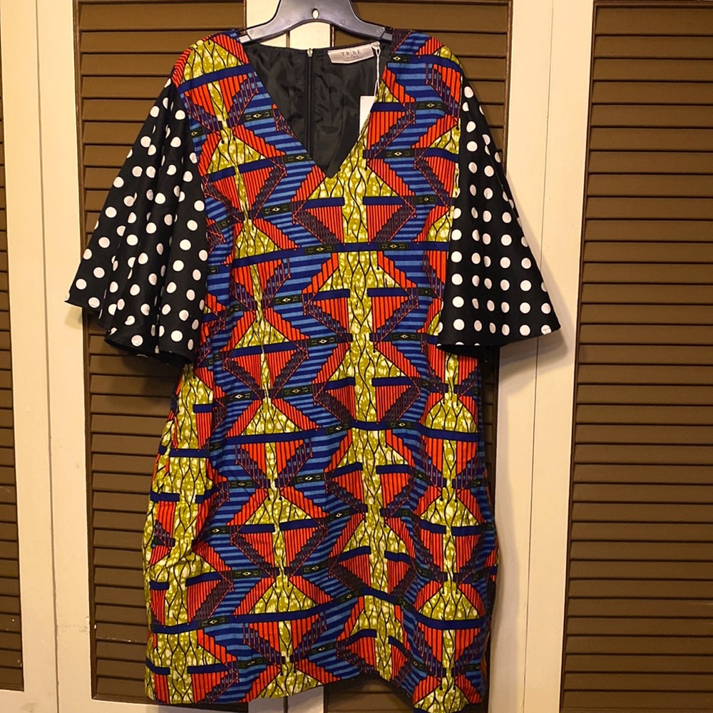 Tribe of Dumo African Ankara Print Midi Dress